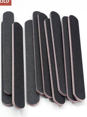 Black Nail Files Emery Boards - Pack of Multiple